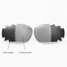 Walleva Polarized Transition/Photochromic Replacement Vented Lenses for Oakley Racing Jacket Sunglasses 